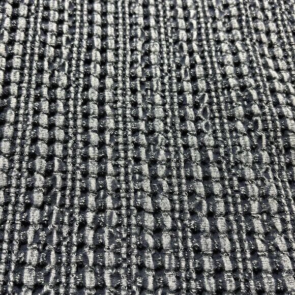 Pottery barn king sham pillow cases (2) blue textured cotton - Picture 4 of 4